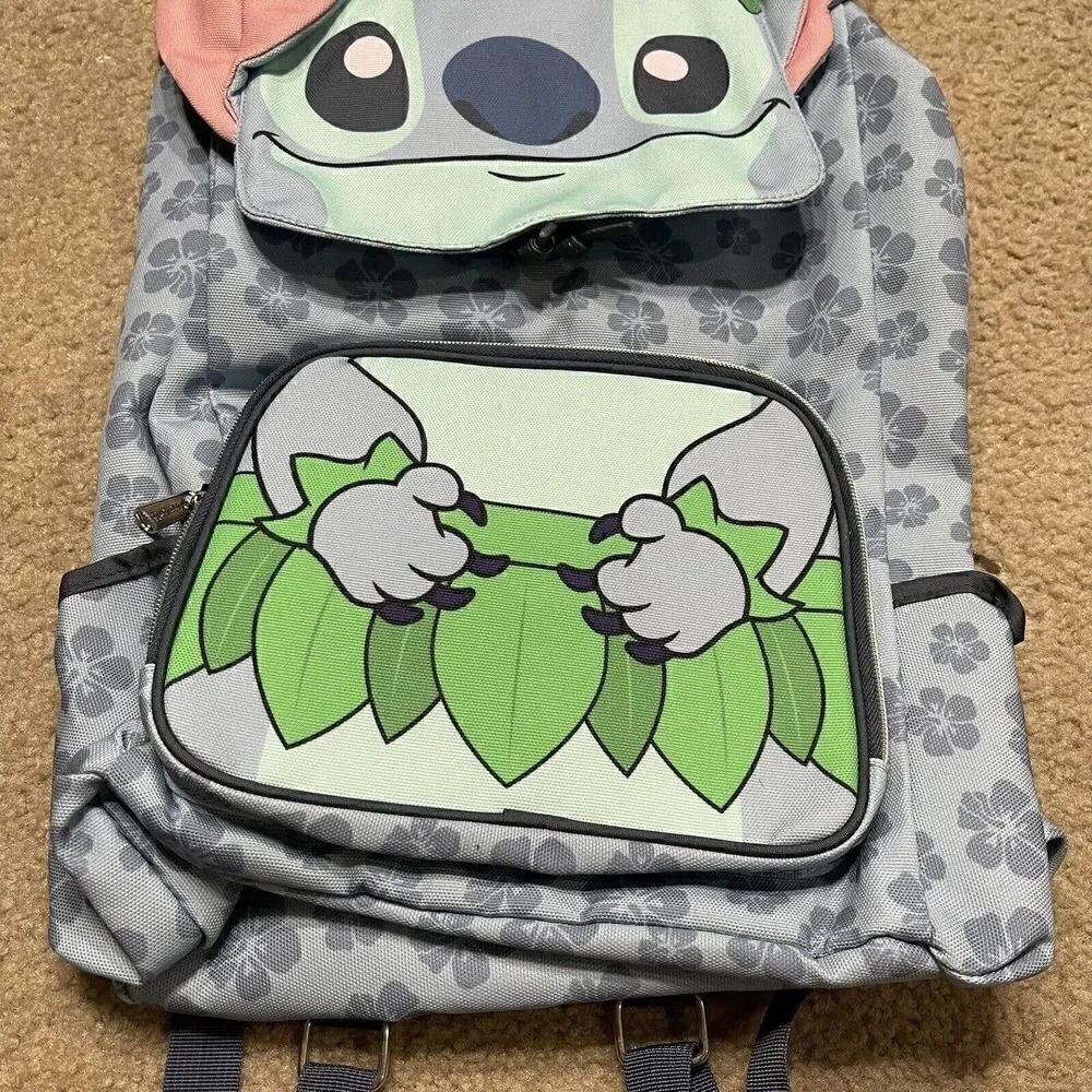 Disney Skirt Stitch Loungefly Large Backpack Bag Collection Lilo Blue Luau Hula